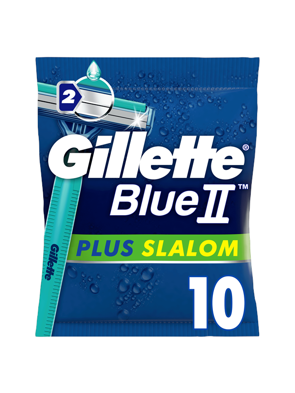 Gillette BlueII Slalom Engångsrakhyvlar 10 st