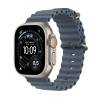 Apple Watch Ultra 3 GPS + Cell 49 mm naturlig titan, havsband, bild 2