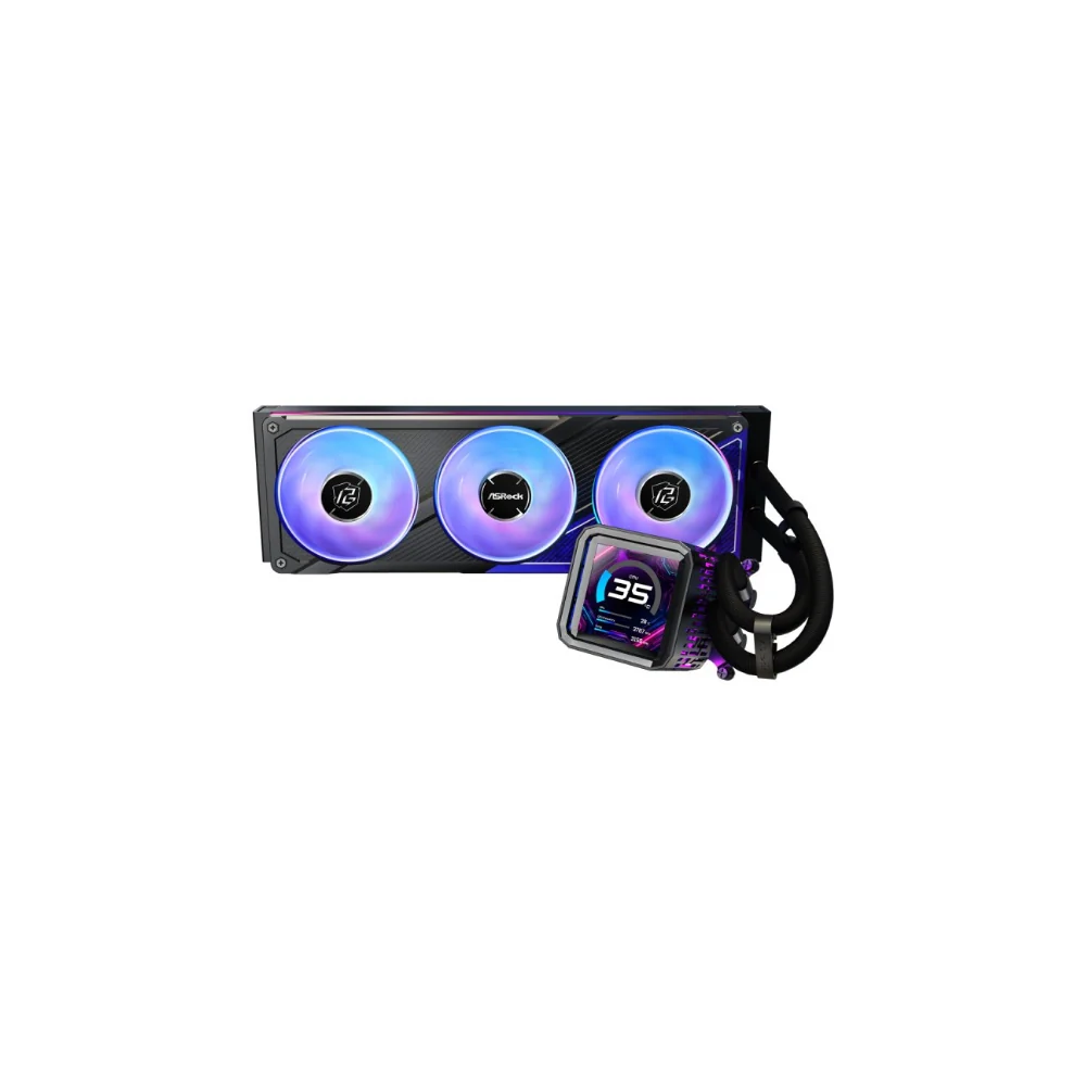 ASRock Phantom Gaming 360 LCD 360mm Svart