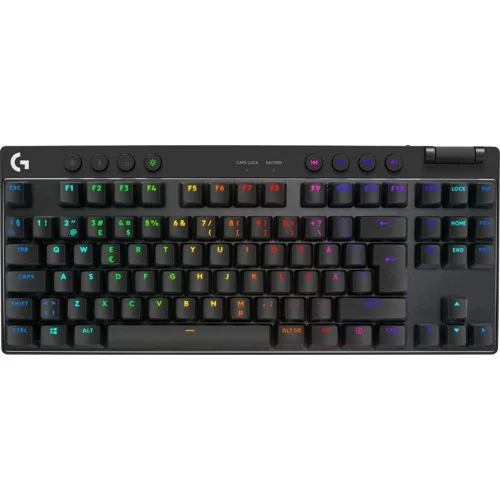 Logitech G PRO X TKL Lightspeed Tactile trådlöst tangentbord (svart)