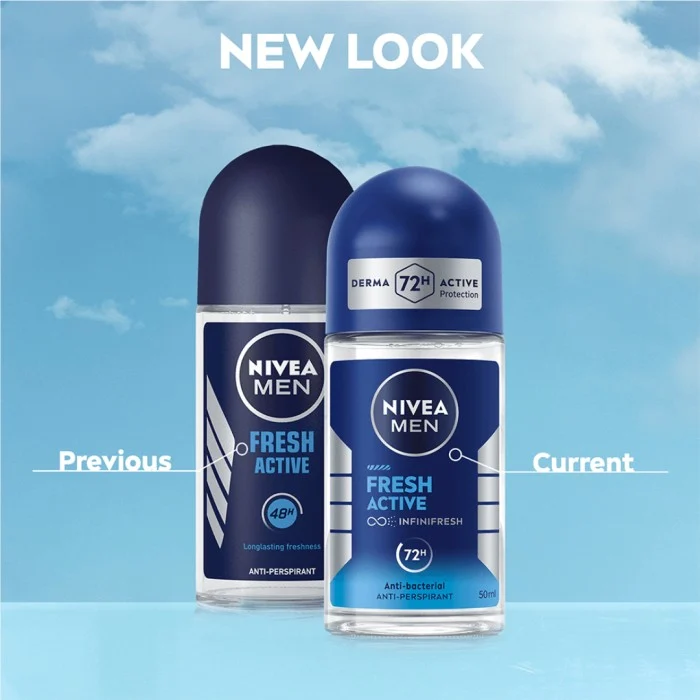 NIVEA MEN Antiperspirant Deo Fresh Active Roll on 50 ml, bild 3