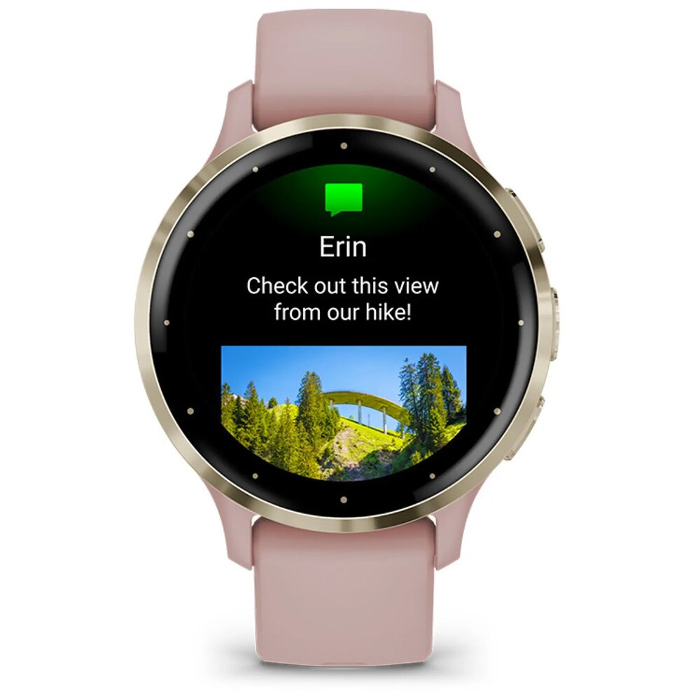 Garmin Venu 3S smartklocka pink Dawn/soft gold, bild 2