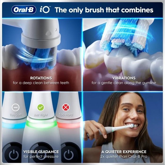 Oral-B iO6 eltandborste, Grey Opal, bild 4