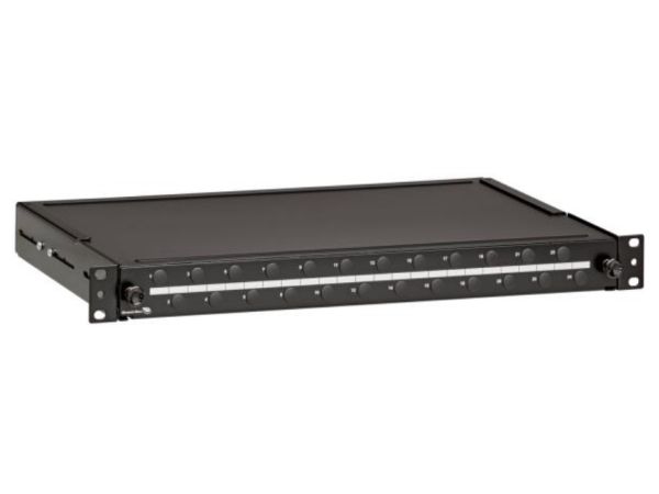 Brand-Rex FibrePlus, LC, Sort, 1U, 482,6 mm, 44,5 mm, 237 mm