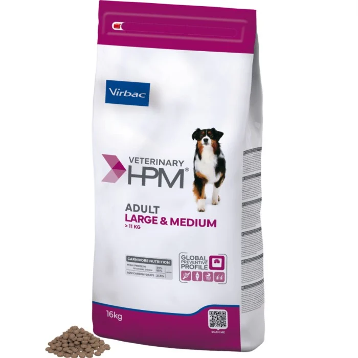 Virbac HPM Adult Large & Medium Dog 16 kg