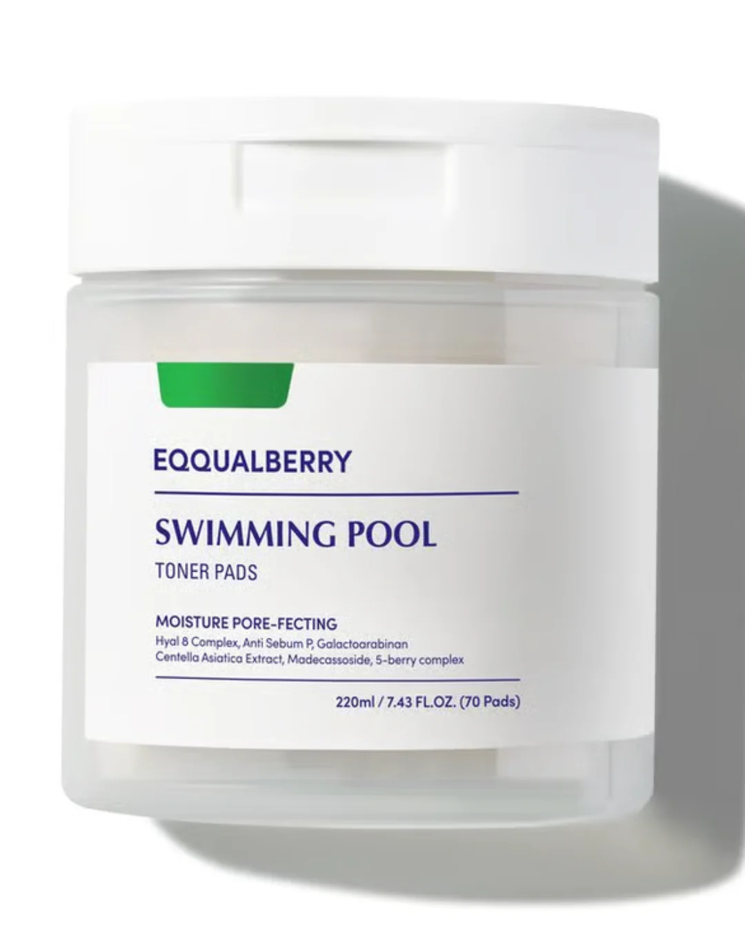 Eqqualberry Swimming Pool Toner Pads 220 ml / 70 pcs
