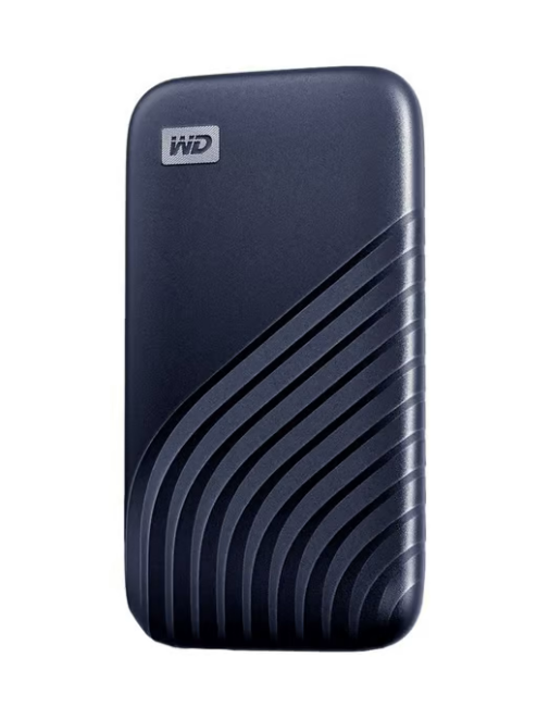 2 TB WD My Passport SSD, USB-C 3.2 Gen 2 inkl. adapter till USB-A - Blå, bild 3