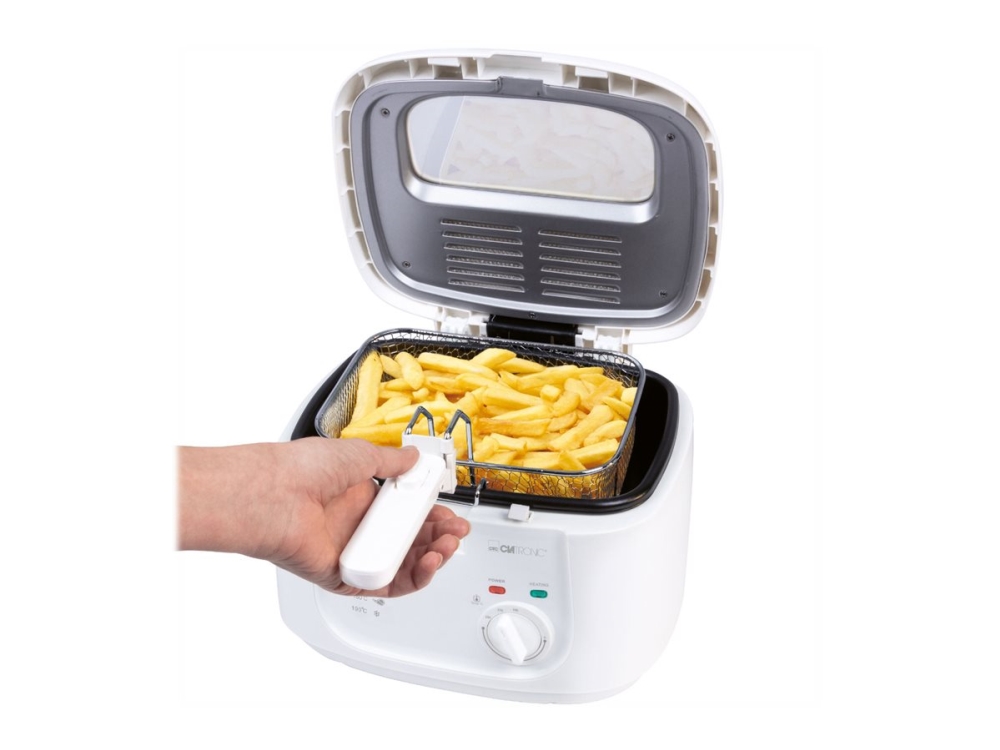 Clatronic FR 3771 Fritös 1800 W Vit