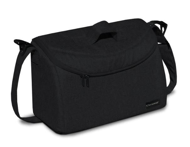 Crescent skötväska mummy bag, svart
