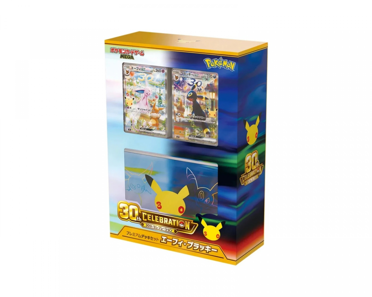 Pokemon 30th Celebration Premium Deck Set Espeon & Umbreon (Japansk)