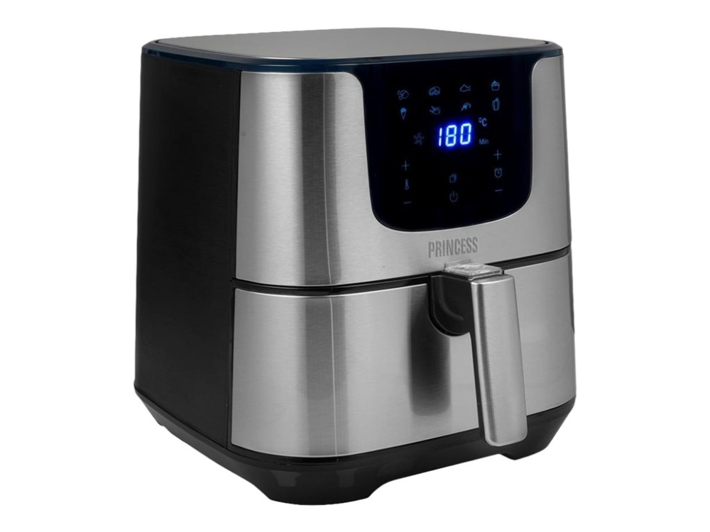 Princess Deluxe 182060 - Varmluftsfritös - 5.5 liter - 1700 W - rostfritt stål