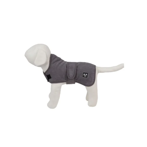 Peppy Buddy - Bathrobe Dog Jacket XS, Grey 30 cm