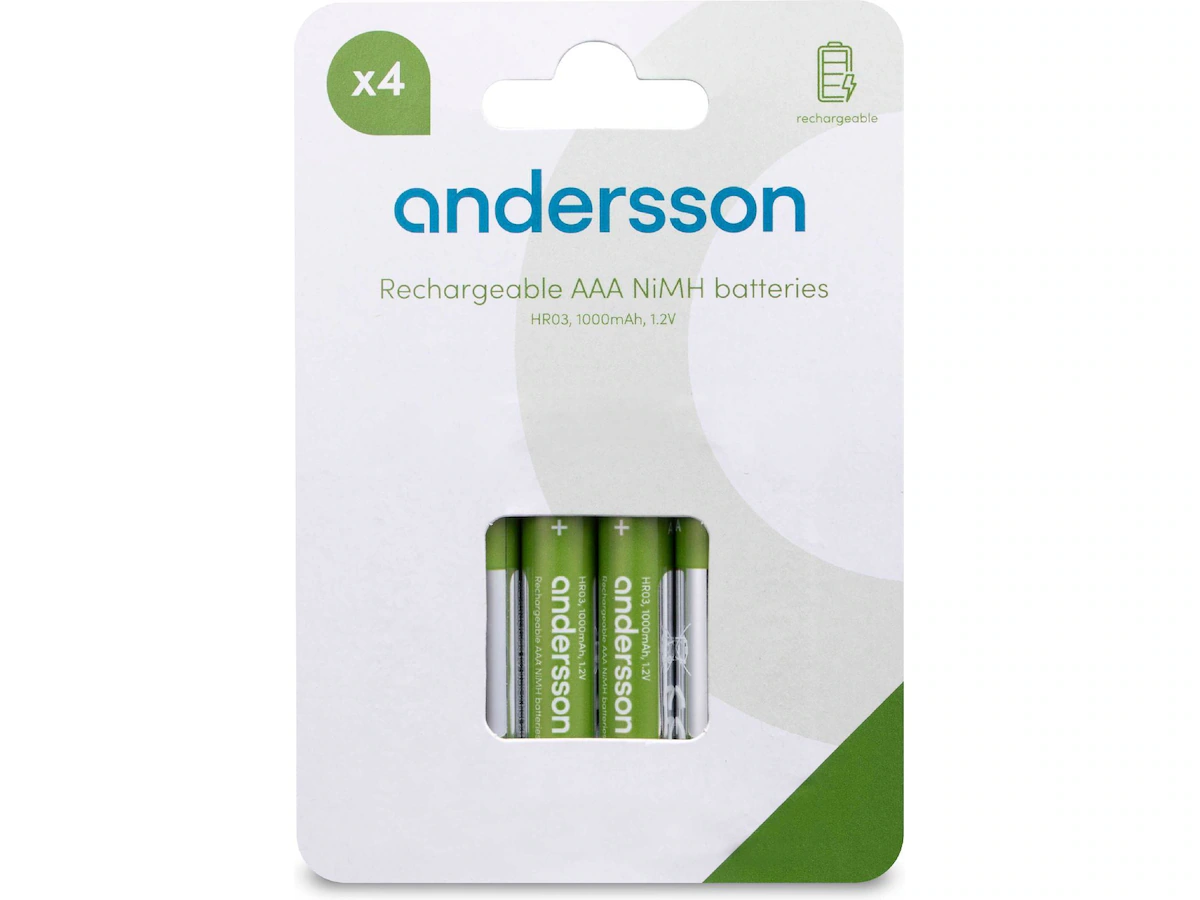 Andersson HR03 AAA NiMH 950mAh - 4-pack