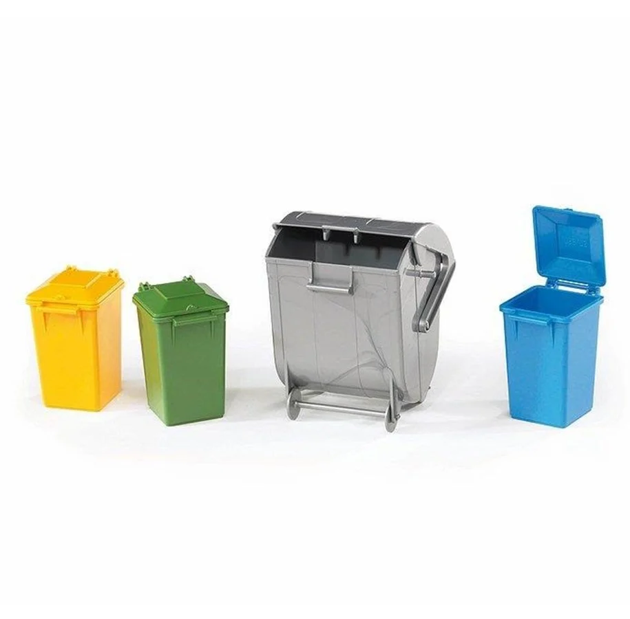 Bruder Garbage can set accessories