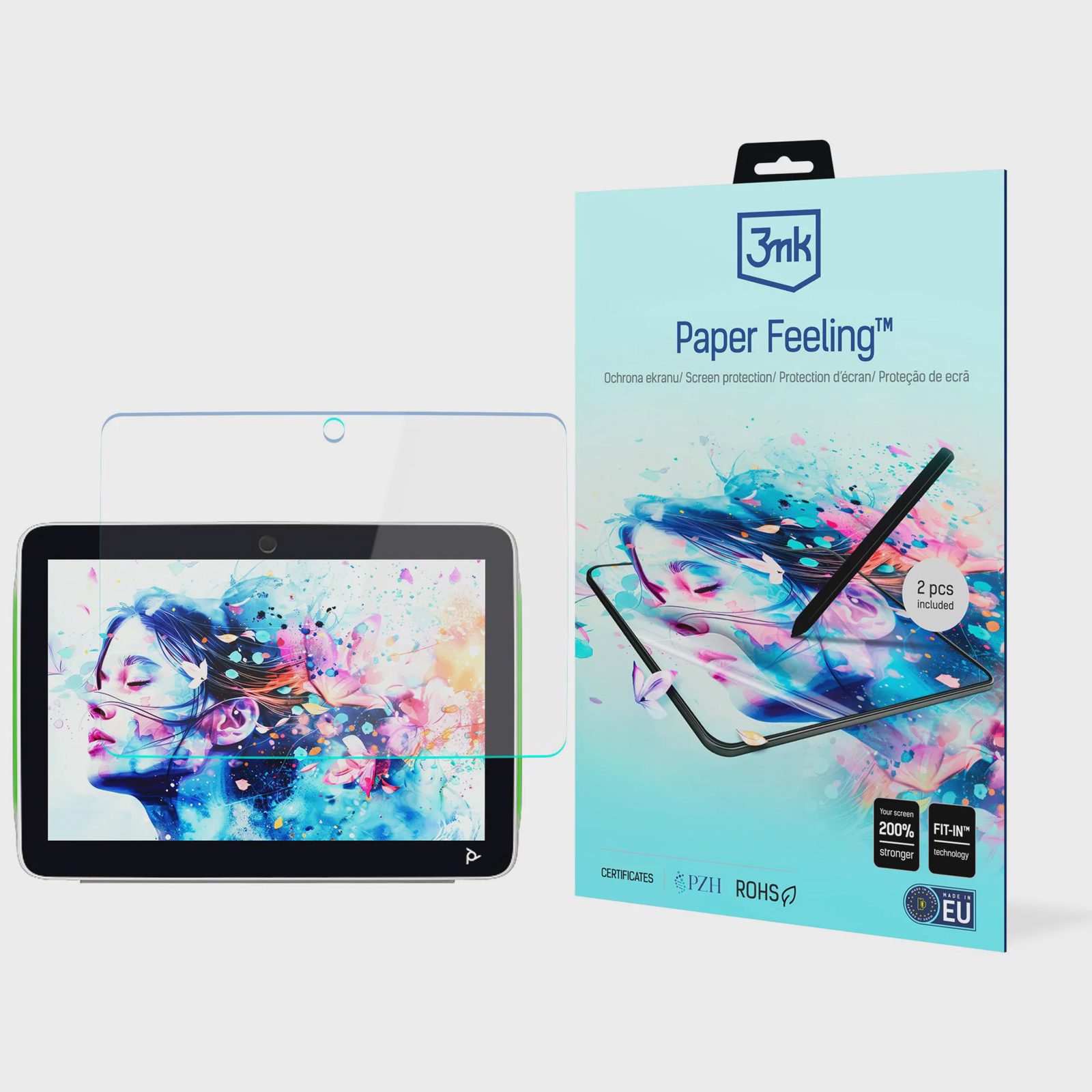 3mk Paper Feeling skyddsfilm för HP Poly TC10 White Touch Controller