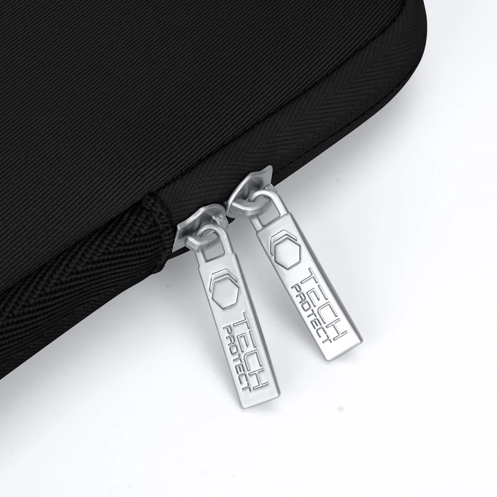 Tech-Protect Neoslim Laptopfodral 15-16" med tillbehörsväska - Svart, bild 3