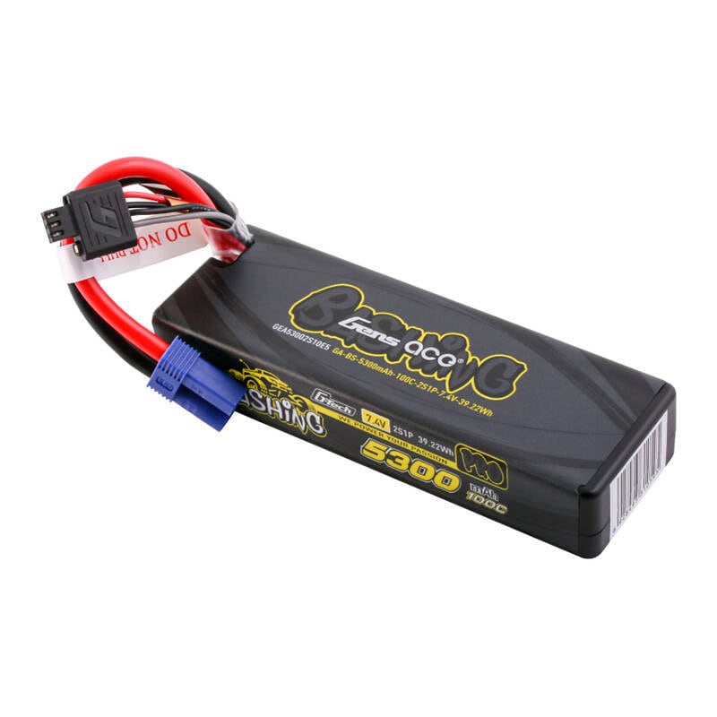 Gens ace G-Tech 5300mAh 7,4V 100C 2S1P Lipo z EC5, bild 4