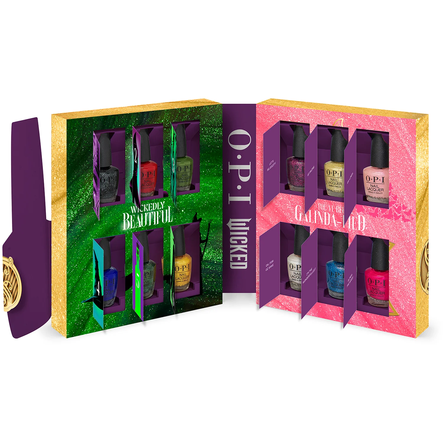 OPI x Wicked Nail Lacquer Holiday Collection 12pc Mini Pack 1 pcs, bild 3