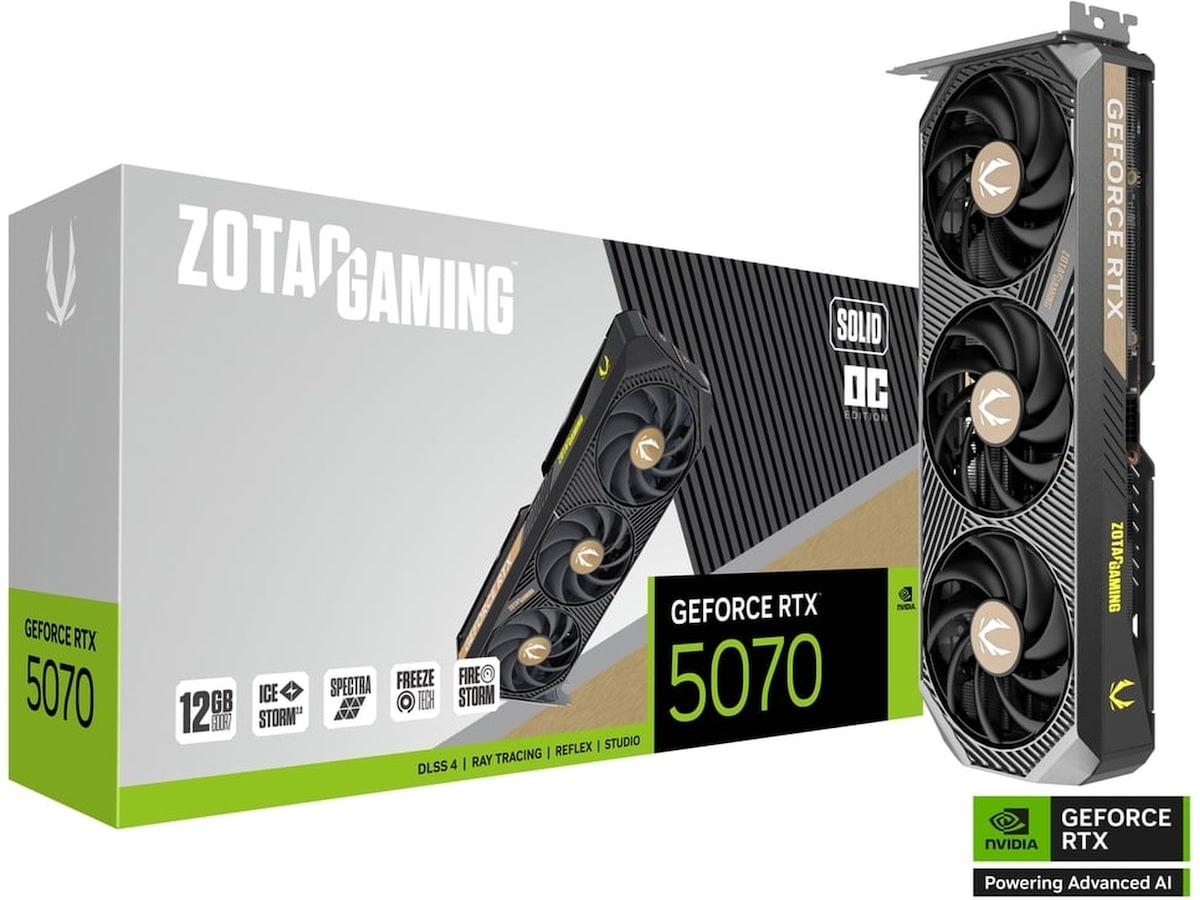 ZOTAC Gaming GeForce RTX 5070 SOLID 12GB OC