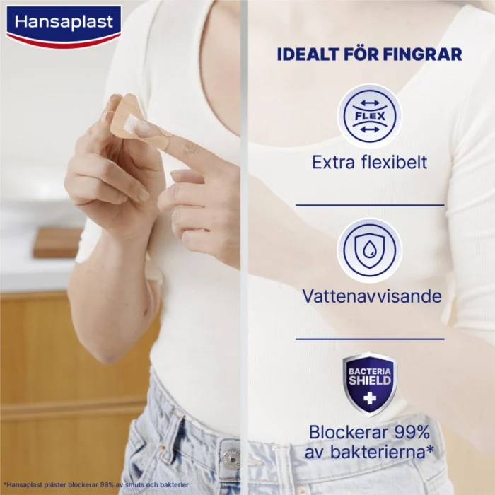 Hansaplast Hand mix pack fingerplåster, 20 st, bild 2