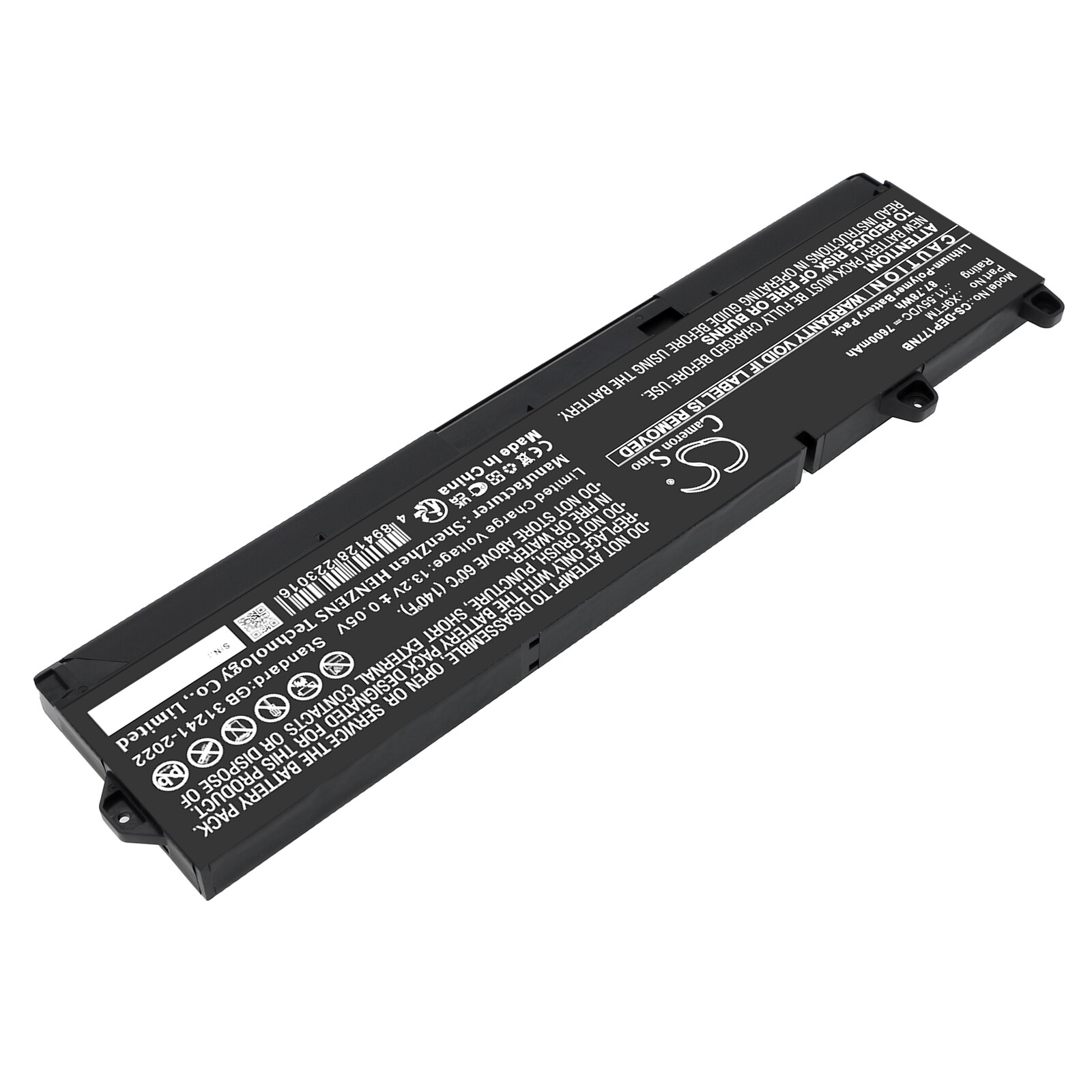 Batteri till Notebook, Bärbar dator för DELL Precision 17 7770, bild 2
