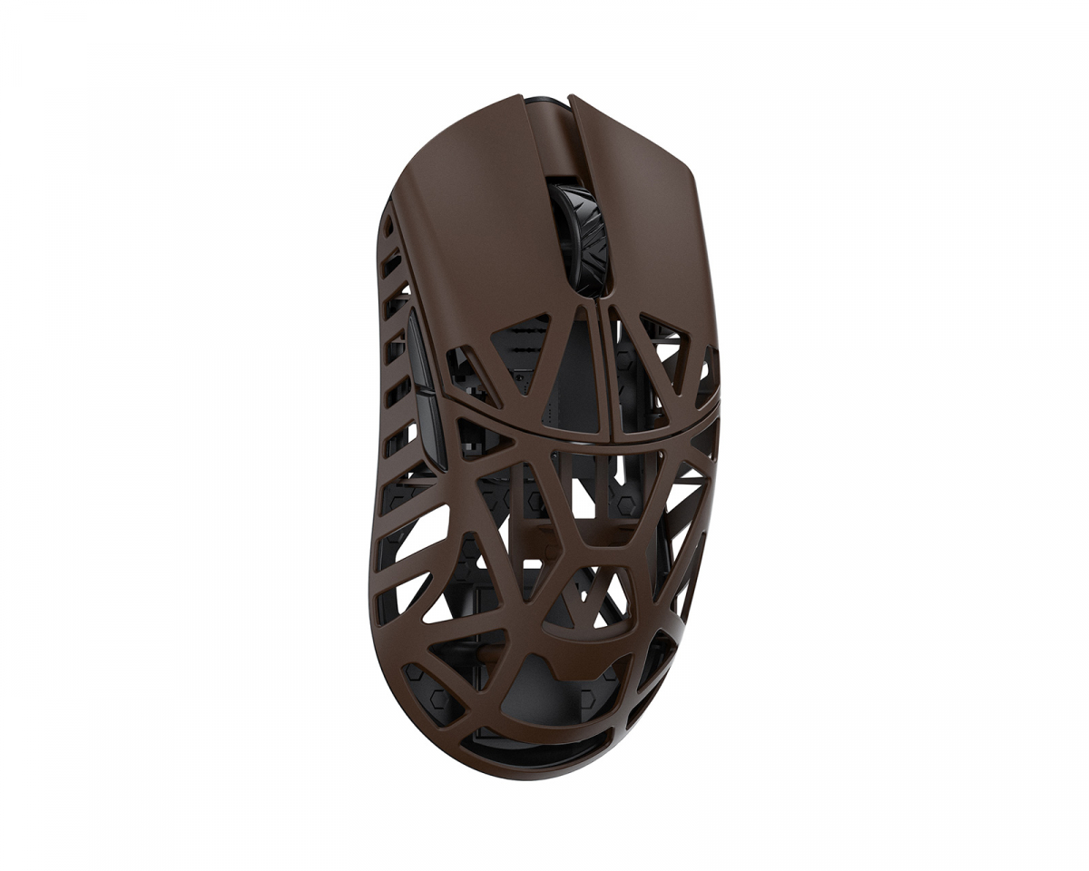 WLMouse Beast X Pro - Deep Cocoa [Omron Opticals] - Side Slits