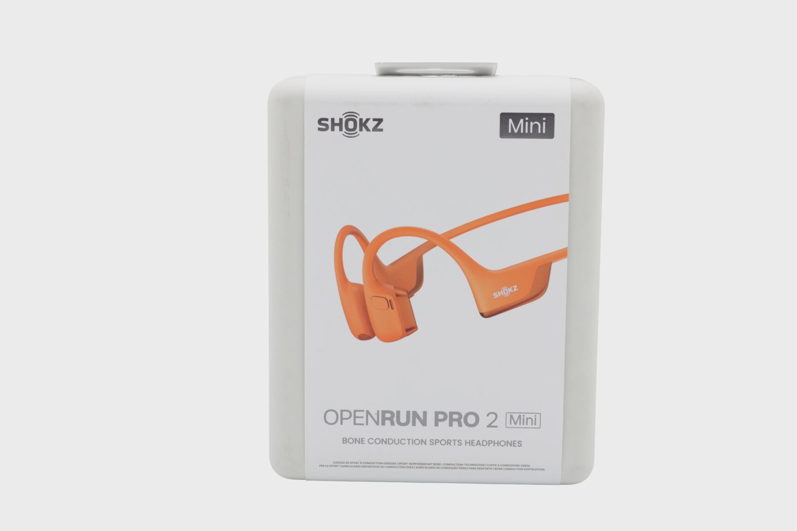 Shokz OpenRun Pro 2 Mini benkonduktionsteknik headset, orange