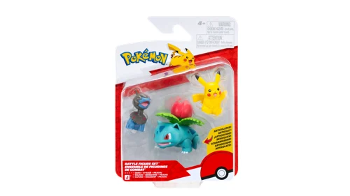 Pokemon Battle Figure Set Deino, Pikachu & Ivysaur, bild 3