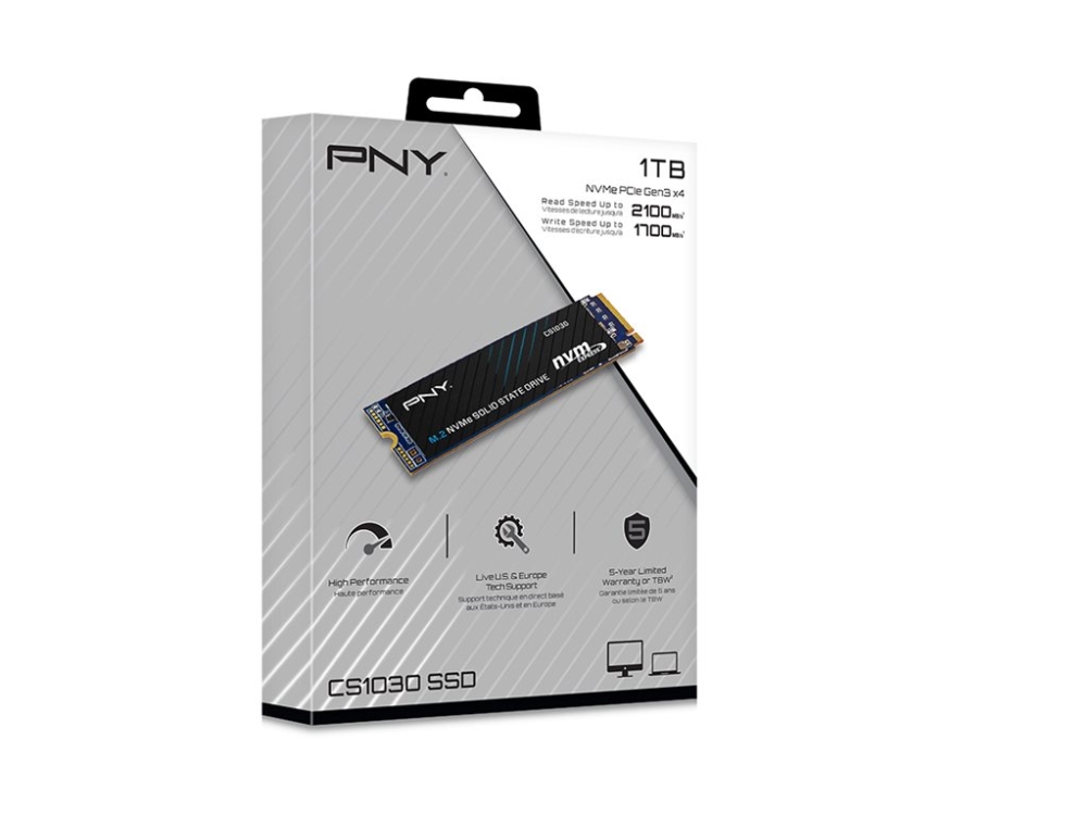 PNY CS1030 M.2 NVMe intern SSD (1 TB)