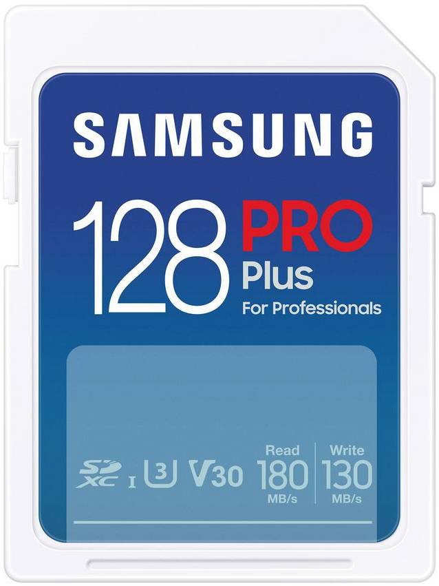 Secure Digital SDXC 128 GB Samsung PRO Plus, 180/130 MB/sek, UHS-I U3 Class10 A2 V30, bild 3