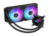 Asus ROG Strix LC III 240 ARGB, 2x120mm - Svart, bild 2