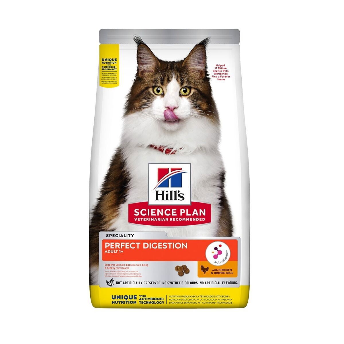 Hill's Science Plan Feline Perfect Digestion Adult 1+ Chicken 1,5 kg
