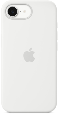 Apple iPhone 16e silikonskal, vit