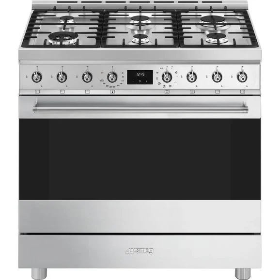 Spis 90 cm C9GMX2 Smeg Rostfritt stål