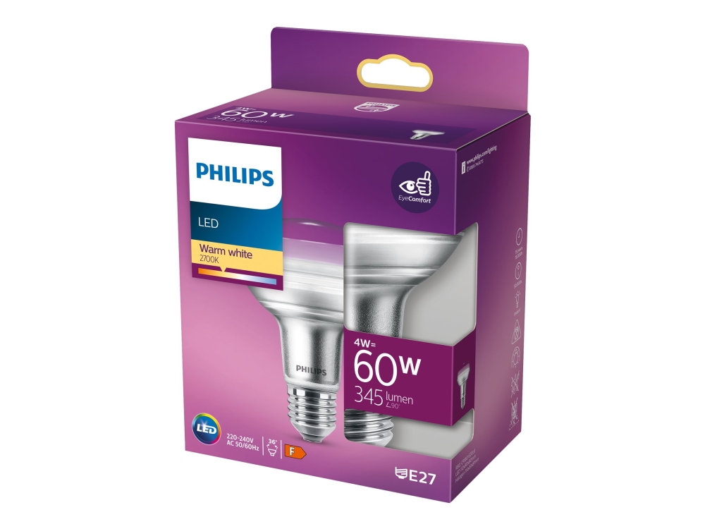 Philips LED-lampa 4W E27
