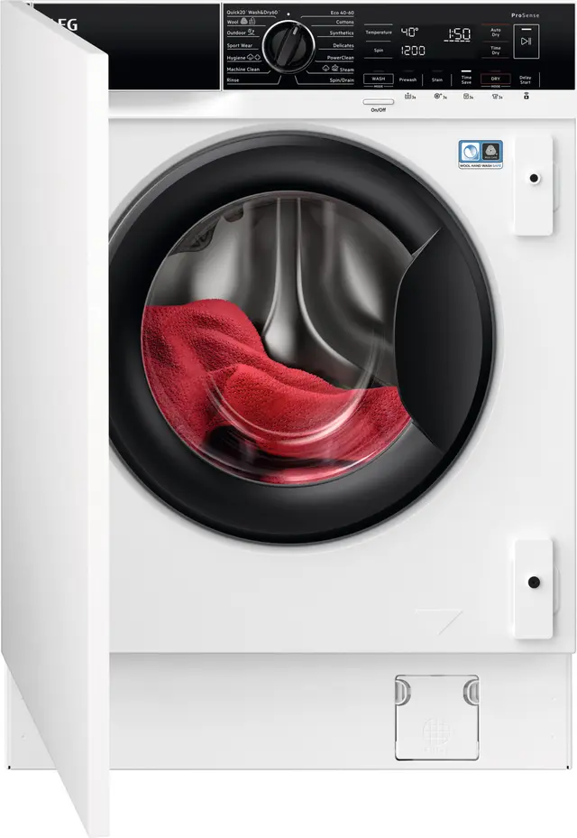 AEG 8000-serien L8WBI864T3 tvätt/tork
