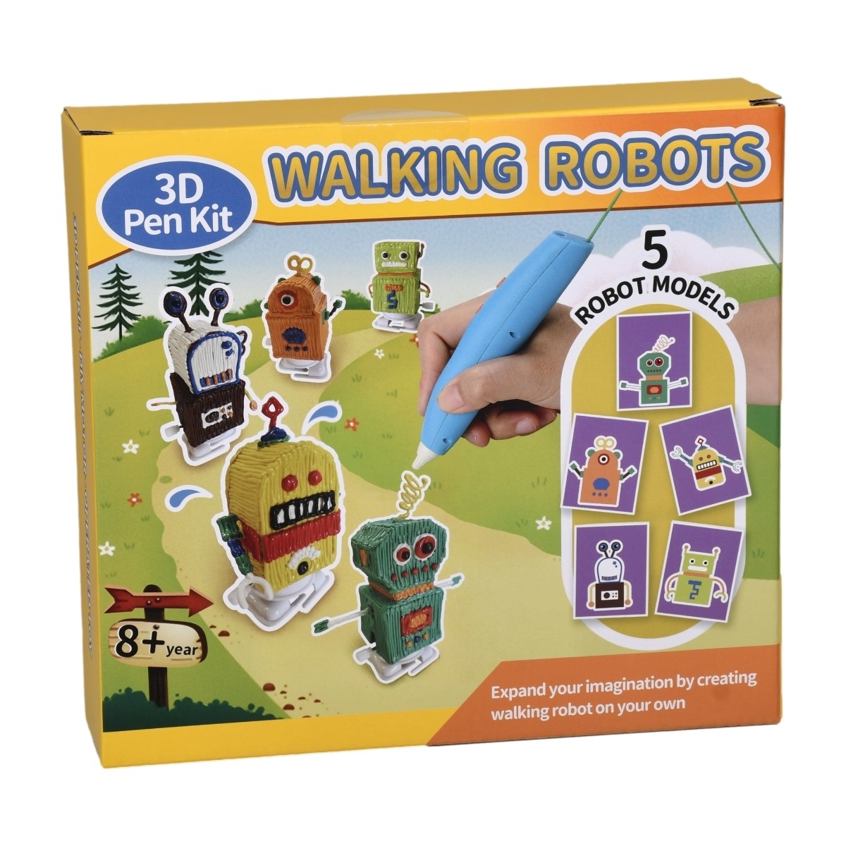 Eletra 3D-penna startpaket, robotar