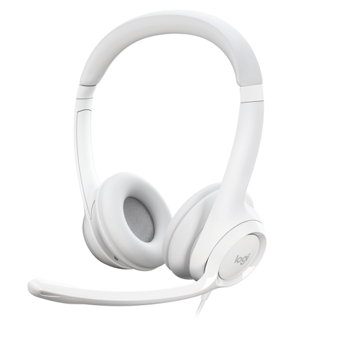 LOGITECH H390 USB HEADSET OFF-WHITE