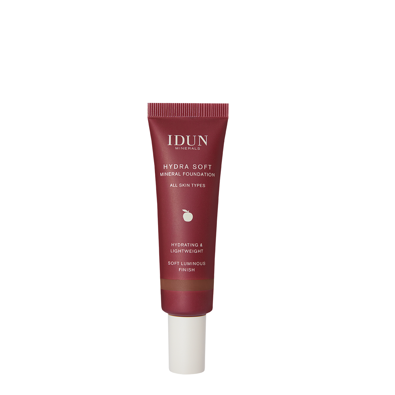 IDUN Minerals Hydra Soft Mineral Foundation Yrsa Dark Brown Neutral Yrsa Dark Brown Neutral
