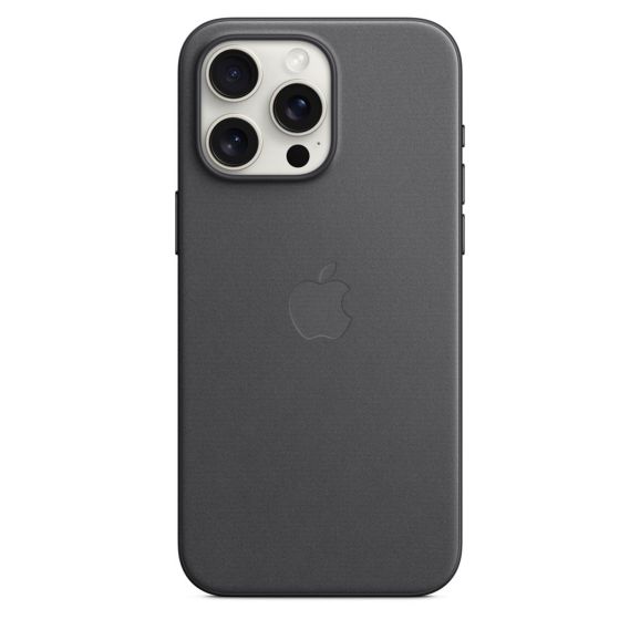 Apple iPhone 15 Pro Max Finewoven skal MagSafe, svart, bild 2