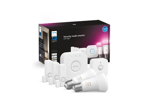 Philips Hue Secure startpaket med 2 X E27 wca-lampor, bild 2