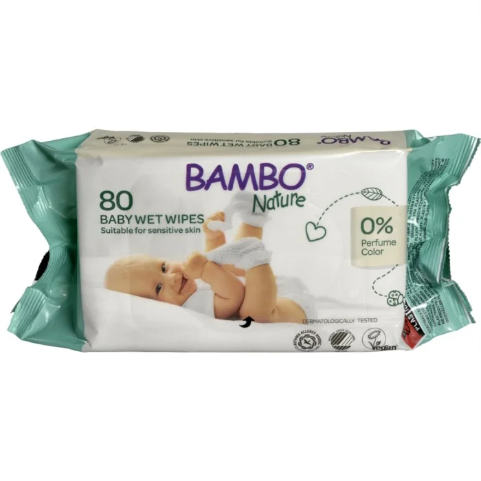 Bambo Nature våtservetter 80 st
