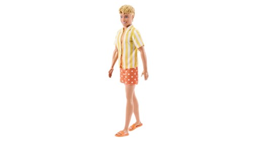Barbie Fashionista Style Ken - Prickiga shorts och randig skjorta #252, bild 3