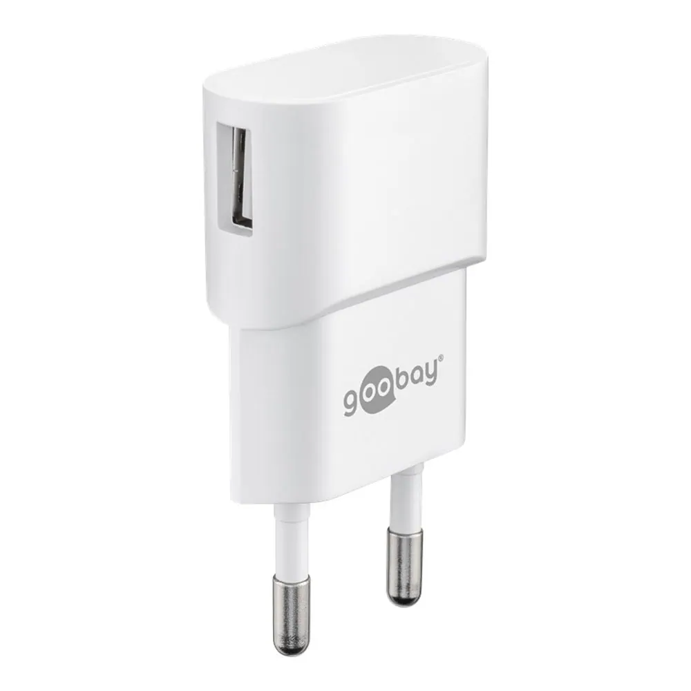 Goobay USB-Laddare 5W 1A - Vit