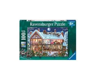 Ravensburger Pussel: Christmas At Home 100 XXL Bitar, bild 4
