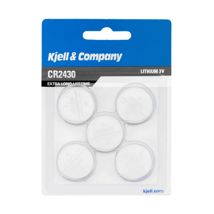 Kjell & Company Litiumbatteri CR2430 5-pack