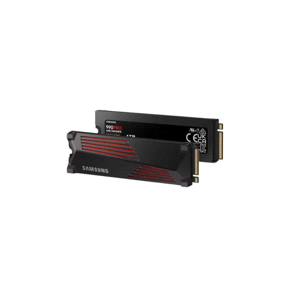 Samsung 990 PRO M.2 NVMe SSD 1TB med värmespridare