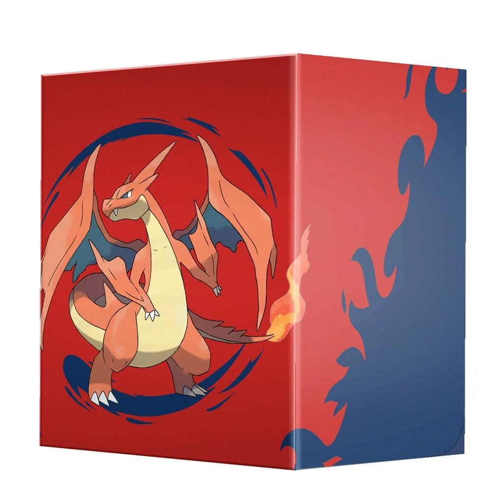 Pokémon Deck Box Mega Charizard X Röd