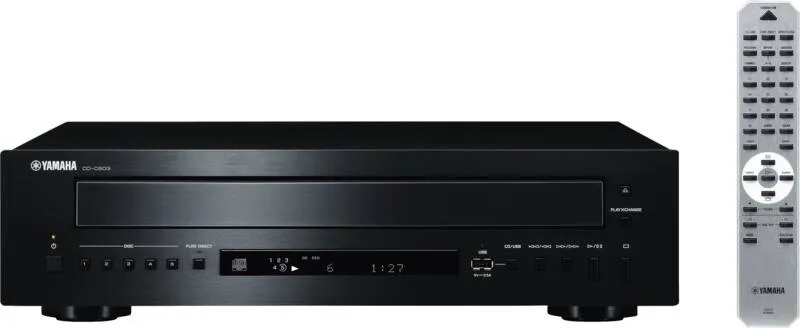 Yamaha CD-C603, 5,6 kg, Svart, HiFi CD-spelare