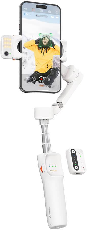 Hohem Smartphone Gimbal iSteady V3 kit med Ai - Vit, bild 2